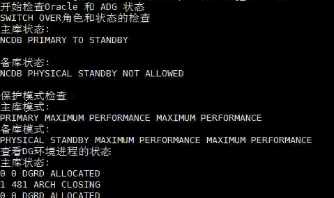 oracle ADG 巡检脚本